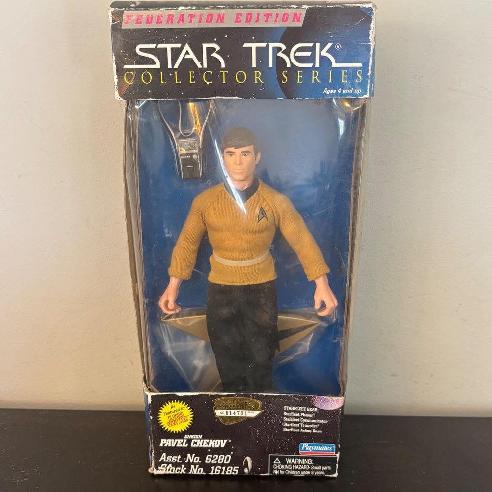 Star Trek Collector Series Ensign Pavel Chekov 9" Action Figure 1997 Playmates